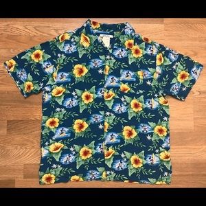 DISNEY PARKS MICKEY MOUSE Hawaiian SHIRT Men’s XL